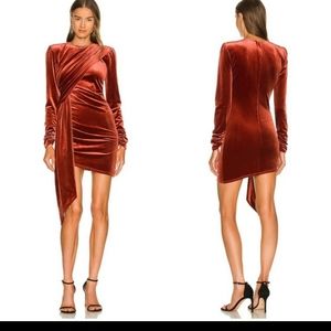 Michael costello dress xs new velvet